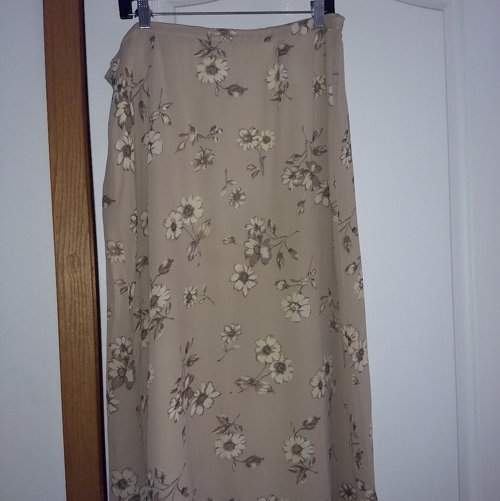 Vintage Style & Co 14P full length boho skirt EUC
